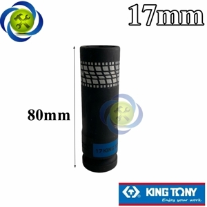 Đầu tuýp 17 x 80mm 1/2" Kingtony 441517M
