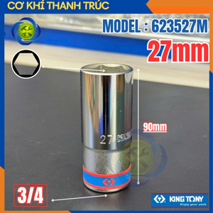Đầu tuýp 3/4 inch Kingtony 623527M