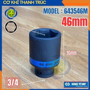 Đầu tuýp 3/4 inch Kingtony 643546M