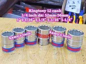Đầu tuýp 3/4 inch size 1 sang 1/8 inch Kingtony 633036S