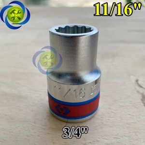 Đầu tuýp 3/4 inch size 11/16 inch Kingtony 633022S