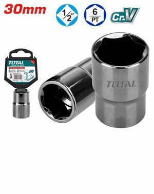 Đầu tuýp 6 góc 1/2" Total THTST12301, 30mm