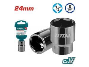 Đầu tuýp 6 góc 1/2" Total THTST12241, 24mm