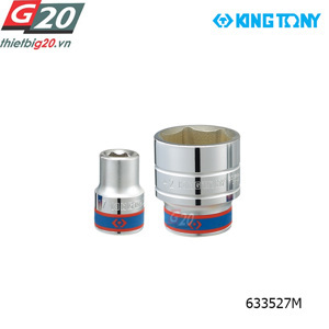 Đầu tuýp 6 góc 3/4″ Kingtony 633527M, 27mm
