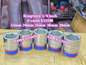 Đầu tuýp 6 góc 3/4″ Kingtony 633535M, 35mm