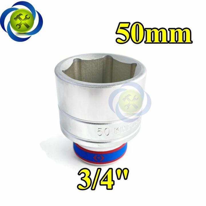 Đầu tuýp 6 góc 3/4" Kingtony 633550M, 50mm