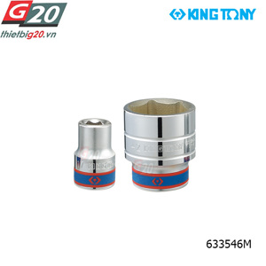 Đầu tuýp 6 góc 3/4" Kingtony 633546M, 46mm