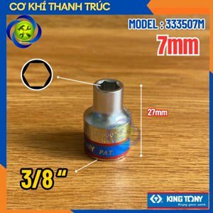 Đầu tuýp 6 góc Kingtony 333507M