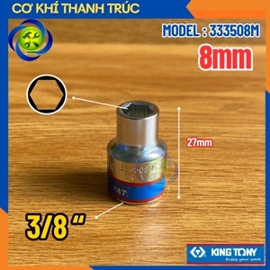 Đầu tuýp 6 góc Kingtony 333508M