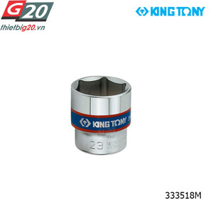 Đầu tuýp 6 góc Kingtony 333518M, 18mm
