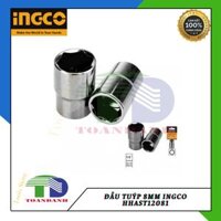 Đầu tuýp 8mm ingco HHAST12081