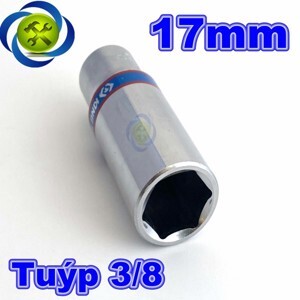 Đầu tuýp dài 3/8" Kingtony 323517M, 17mm