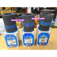 Đầu tuýp đầu khẩu đen dài lục giác dài 80mm Kingtony 1 inch 36mm 38mm 41mm 883536M 883538M 883541M