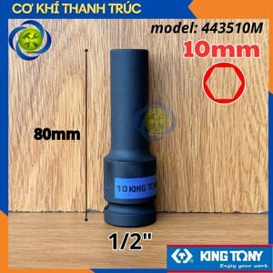 Đầu tuýp đen 1/2 inch Kingtony 443510M