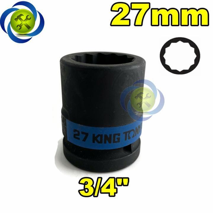 Đầu tuýp đen 27 x 53mm 3/4 inch Kingtony 653027M