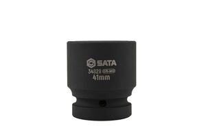 Đầu tuýp đen 6 cạnh 1in - 47mm Sata 34835