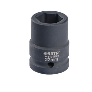 Đầu tuýp đen 6 góc 3/4" Sata 34-510 (34510), 22mm