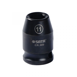 Đầu tuýp đen 6 góc Sata 34-304 - 1/2inch 11mm
