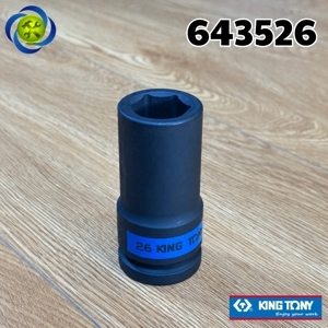 Đầu tuýp đen dài 3/4 inch lục giác Kingtony 643526M