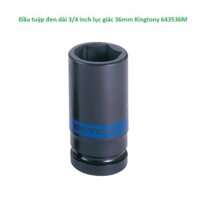 Đầu tuýp đen dài 3/4 inch lục giác 36mm Kingtony 643536M