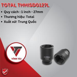 Đầu tuýp đen lục giác vuông 1 inch Total THHISD0127L