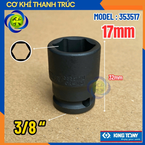 Đầu tuýp Kingtony 353517M