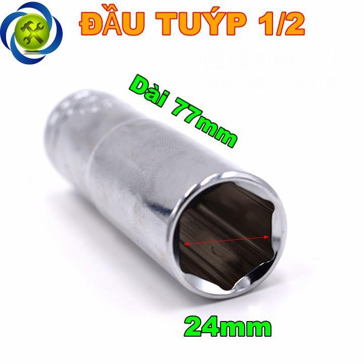 Đầu tuýp lục giác 1/2" C-Mart F0291-6-24