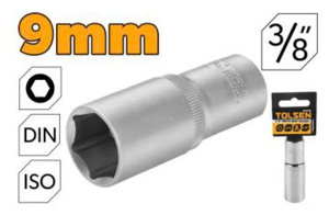 Đầu tuýp lục giác dài Tolsen 16359 3/8 9mm