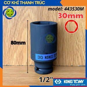 Đầu tuýp lục giác Kingtony 443530M