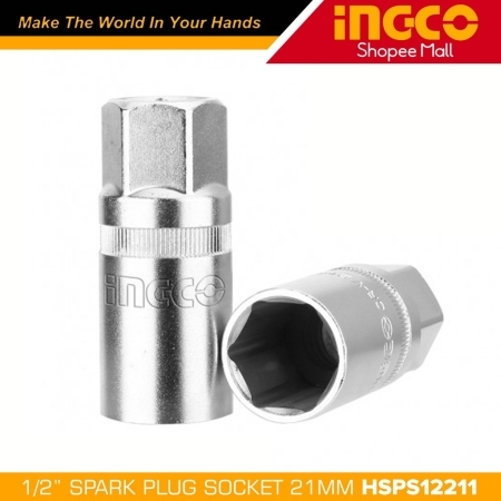 Đầu tuýp mở bugi 1/2″x21mm INGCO HSPS12211