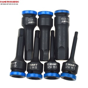 Đầu tuýp mũi lục giác đen 1/2" C-Mart F0049-H08