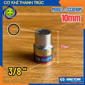 Đầu tuýp ngắn Kingtony 333010M
