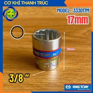 Đầu tuýp ngắn Kingtony 333017M