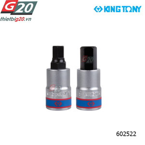 Đầu tuýp trắng 3/4 inch bit lục giác Kingtony 602522