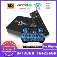 Đầu TV Box MXQ Pro 4K 5G Android 10 TV Box 4K HD Và BàN PhíM i8 S905W ChấT LượNg Cao