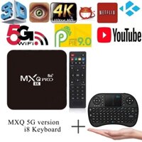 Đầu TV box MXQ Pro 5g 4K 16GB / 256gb WiFi Android 11.1 HD Thông Minh KèM Phụ KiệN