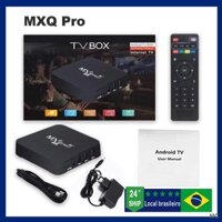 Đầu TV box MXQ Pro Thông Minh 16 + 256gb HD 4K 2.4Gw Wifi android10.1 KèM Phụ KiệN