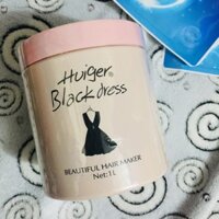 Dầu ủ (hấp) xả tóc Huiger Black dress 1000ml (Ủ váy) - [HT512]