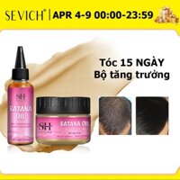 Dầu và mặt nạ tóc bơ Batana SEVICH nguyên chất 100% bôi trơn giúp tóc chắc khỏe/chống gãy rụng cho mái tóc dài đầy đặn