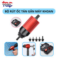 Đầu vam kít chuyển đổi rút đinh ốc tán Baolian lắp máy vặn khoan bulong,khoan pin kèm đầu M3 M4 M5 M6 M8