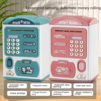 Dấu vân tay trẻ em Mật khẩu ATM Đồ chơi ngân hàng thông minh / Hộp tiết kiệm tiền Quà lưu niệm / Quà tặng đồ chơi ngân hàng / Đồ chơi trẻ em