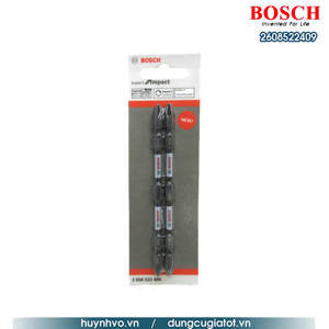 Đầu vặn vít ngắn 2 mũi Bosch 2608522409