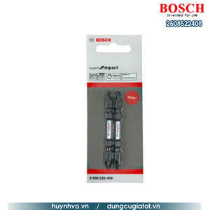 Đầu vặn vít ngắn 2 mũi Bosch 2608522408