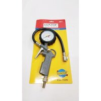 Đầu Vòi Bơm Bánh Xe Máy, Ô Tô Có Đồng Hồ Đo Lốp Xe TD1- Chính Hãng LUXTOP