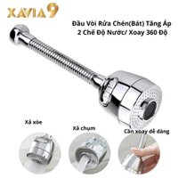 ĐẦU VÒI NỐI RỬA BÁT TĂNG ÁP XOAY 360 ĐỘ XAVIA  - tiết kiệm nước, sản phẩm vô cùng thân thiện với môi trường