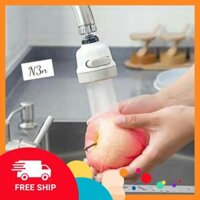 Đầu vòi rửa bát tăng áp 360 độ loại ngắn