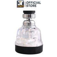 Đầu vòi rửa bát tăng áp điều hướng trục lò xo 17cm xoay 360 độ 3 chế độ nước CMON DV-04 - DV-03 den - ngắn