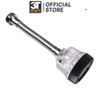 Đầu vòi rửa bát tăng áp điều hướng trục lò xo 17cm xoay 360 độ 3 chế độ nước CMON DV-04 - DV-04 đen dài cứng