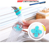 Đầu vòi rửa chén tiết kiệm nước k9 - Xoay 360 có lọc Shalla DKC51 Tặng bút cảm ứng - XANH DƯƠNG