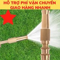 Đầu vòi xịt tăng áp mini siêu mạnh - vòi tăng áp rửa xe tưới cây loại tốt băng đồng công nghệ cao dễ dàng sử dụng